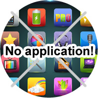 No application!