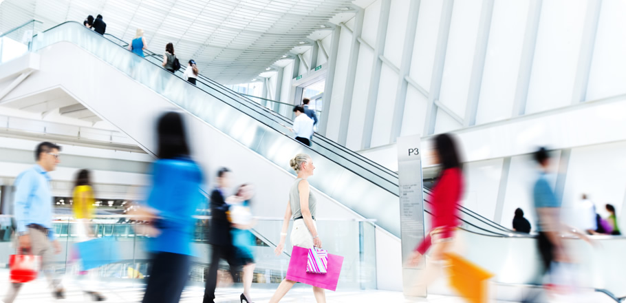Analysis of selling spaces in a shop